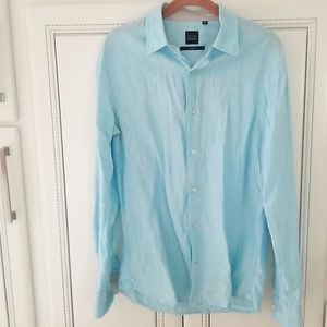 Blue Saks Fifth Avenue mens shirt